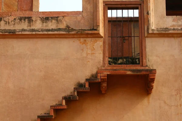 Escalier en ruine à Fathepur Sikri — Photo