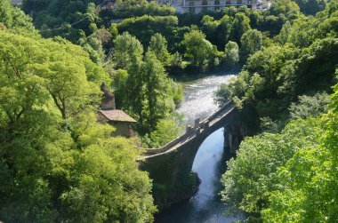 Clanezzo Medieval bridges clipart