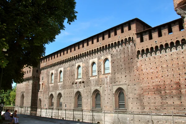 Castelo de Milano Sforzesco — Fotografia de Stock