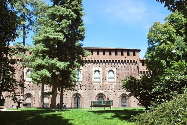 Castillo de Milano Sforzesco —  Fotos de Stock