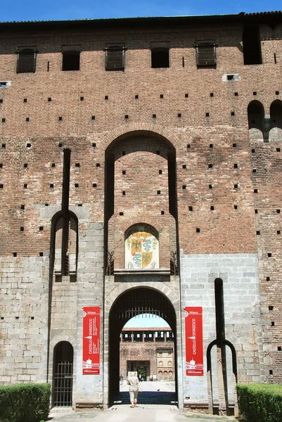 Milano Sforzesco Castle — Stok fotoğraf