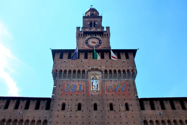 Castillo de Milano Sforzesco — Foto de Stock
