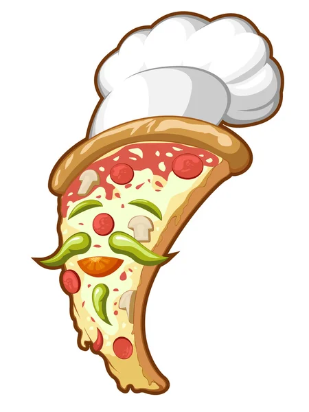 Pizza Chef-kok — Stockvector
