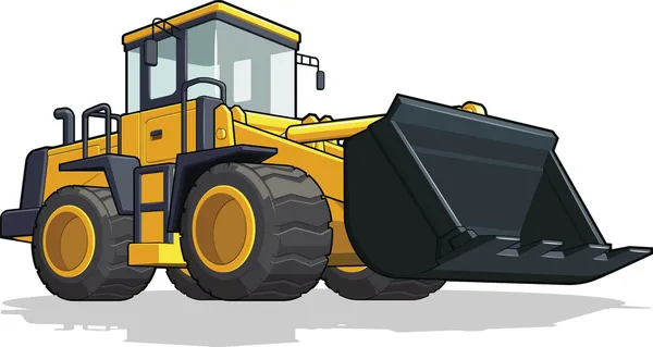 Buldozer — Vector de stoc