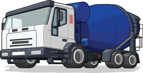 Camion mélangeur de ciment — Image vectorielle