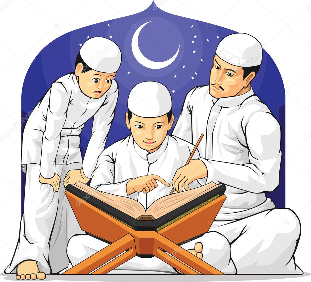 Kids Learn to Read Al-Quran with Their Parent