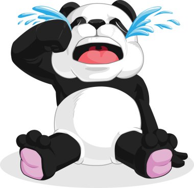panda ağlıyor