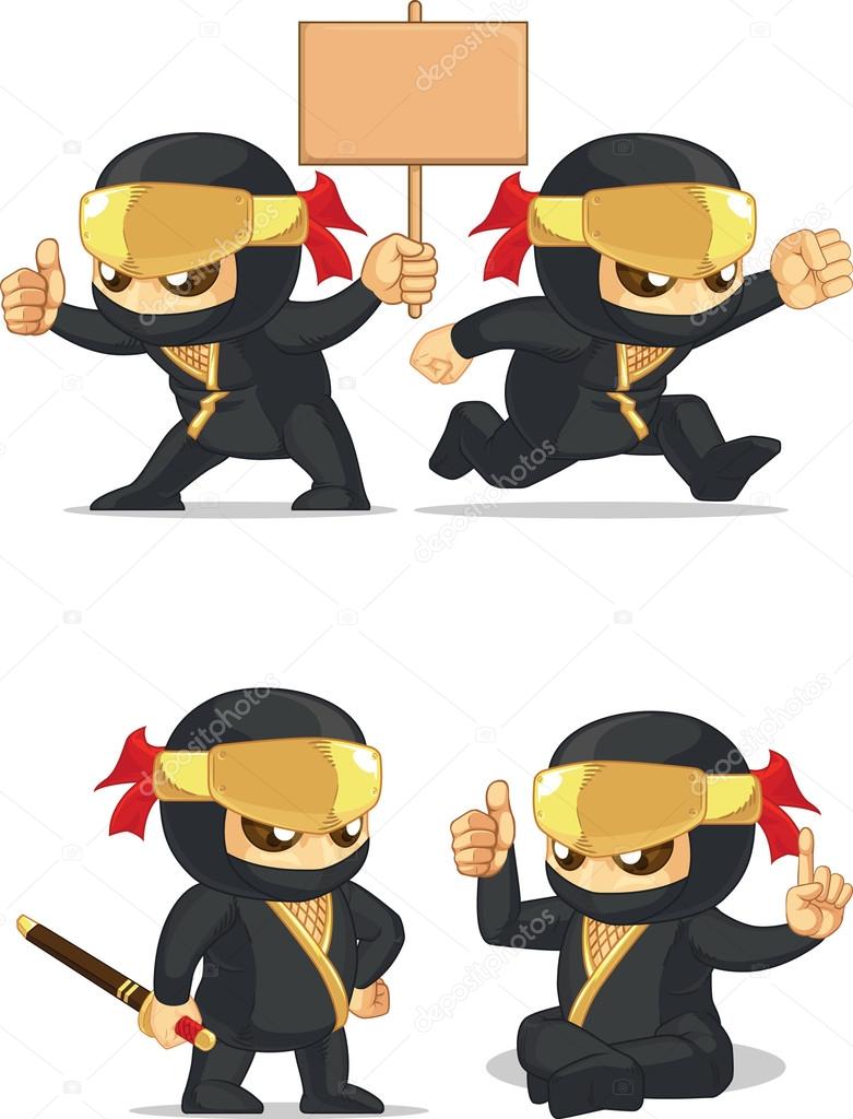 Ninja Customizable Mascot 6
