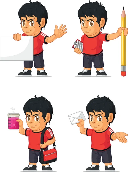 Sochi Boy Customizable Mascot 9 — стоковый вектор