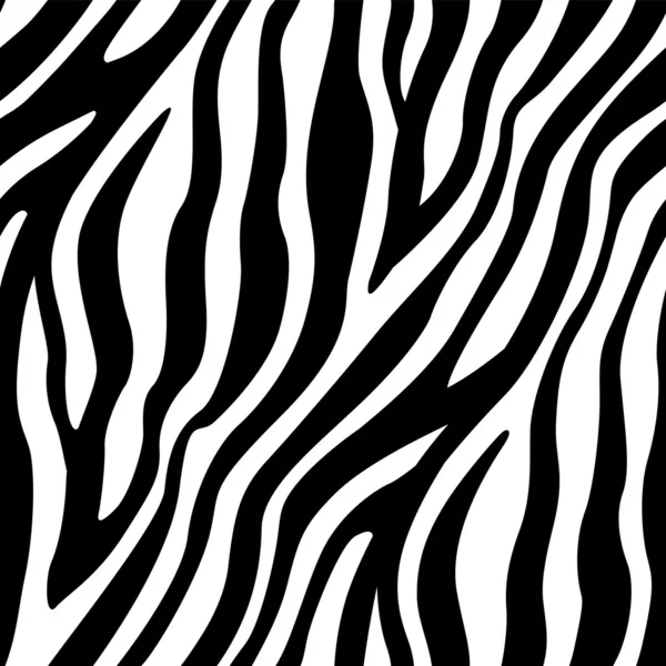 Padrão sem costura de listras zebra — Vetor de Stock