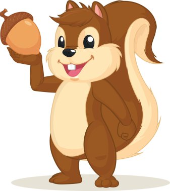 Sincap maskot tutan somun