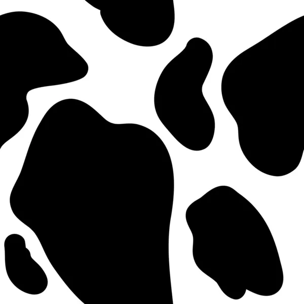 Cow Spots Seamless Pattern Background — Stock Vector