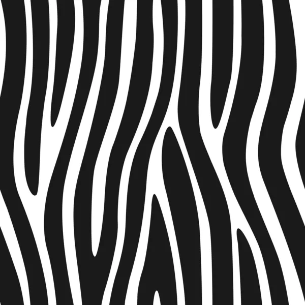 Zebra Stripes Seamless Pattern 3 — Stock Vector