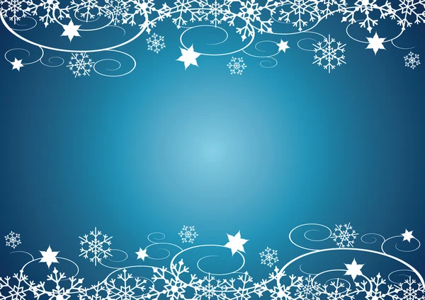 Decoratieve Kerstmis grens vector — Stockvector