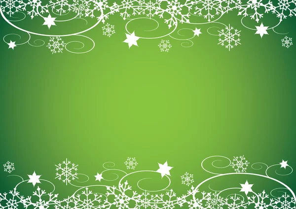 Decoratieve Kerstmis grens vector — Stockvector