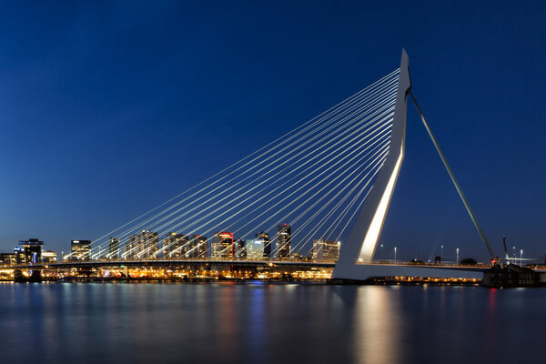 Erasmus Bridge in Rotterdam