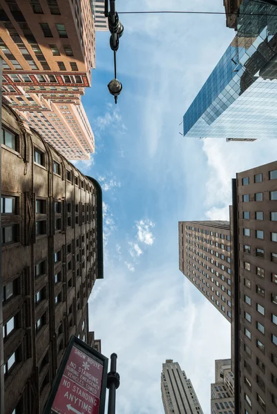 NYC αρχιτεκτονική skycrapers ίλιγγος — 图库照片
