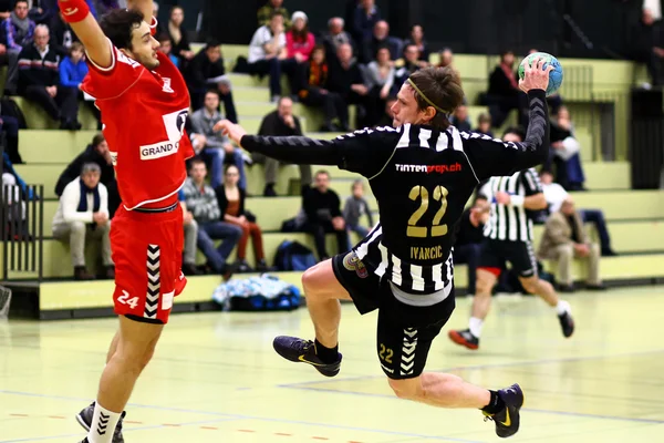 Handbal spel — Stockfoto