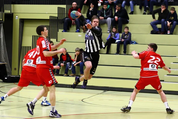 Jogo de handebol — Fotografia de Stock