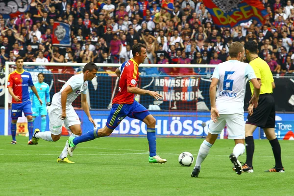 Jogo de futebol — Fotografia de Stock