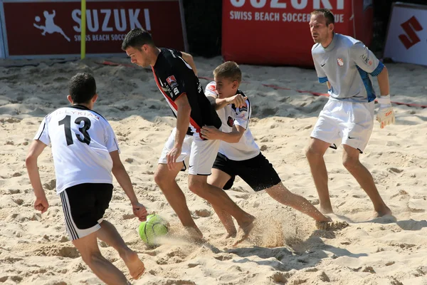 Fútbol playa — Foto de Stock