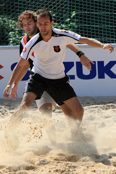 Fútbol playa — Foto de Stock