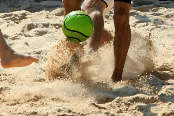 Strandvoetbal — Stockfoto