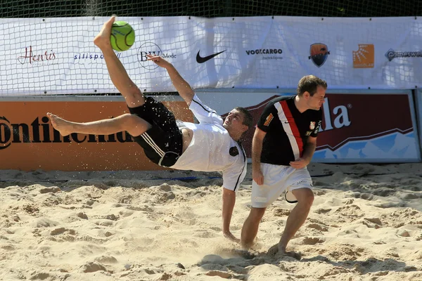 Futebol de praia — Fotografia de Stock