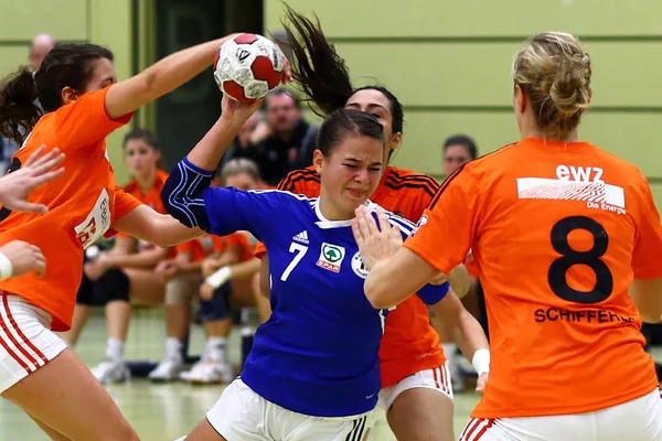 Handbollsmatch — Stockfoto