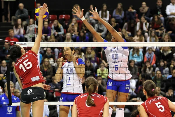 Volleybal spel — Stockfoto