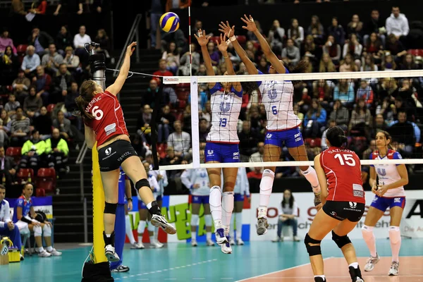 Volleyball game — Stock Photo, Image