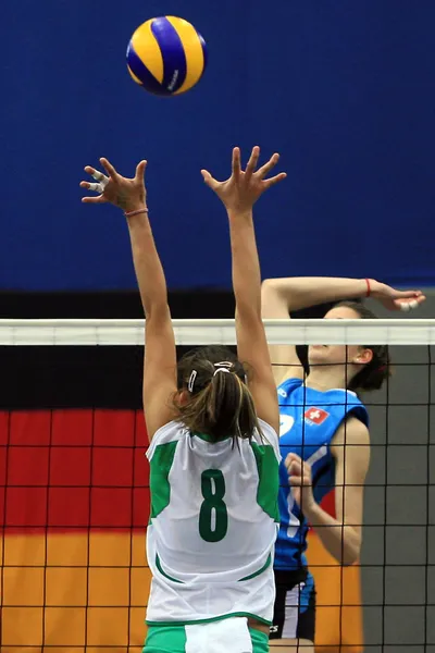 Partita di pallavolo — Foto Stock