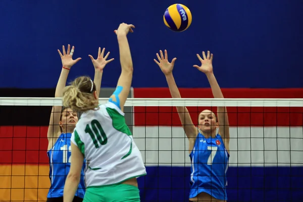 Voleybol oyunu — Stok fotoğraf