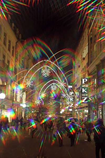 Luzes da rua Basileia — Fotografia de Stock