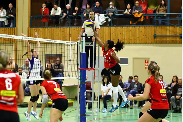 Voleybol oyunu — Stok fotoğraf