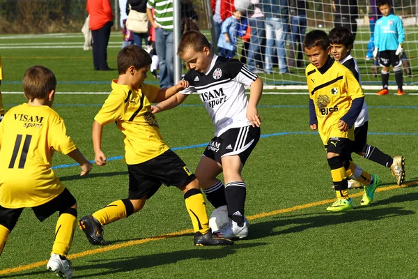 Crianças futebol — Fotografia de Stock