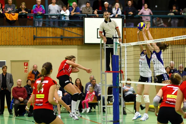 Voleybol oyunu — Stok fotoğraf