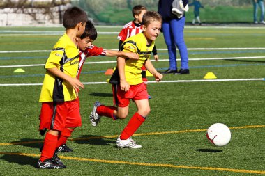 çocukların futbol