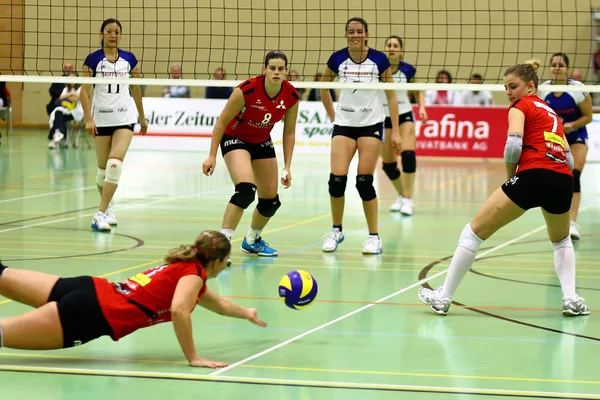 Voleybol oyunu — Stok fotoğraf