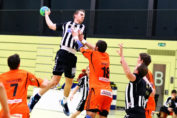 Handbal spel — Stockfoto