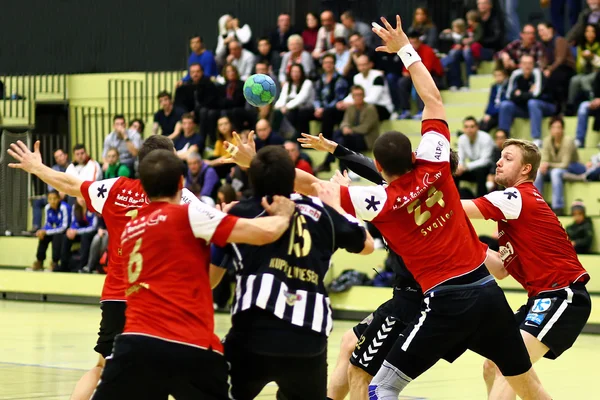 Handbal spel — Stockfoto