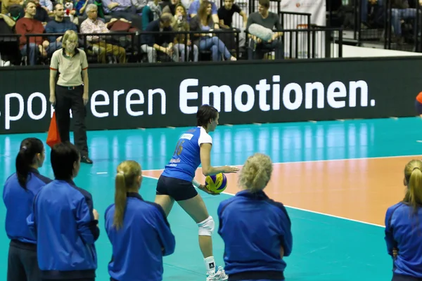 Voleybol oyunu — Stok fotoğraf