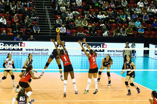 Volleyball game — Stock Photo, Image