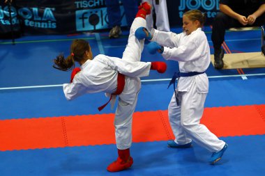 Karate savaşçıları eylem