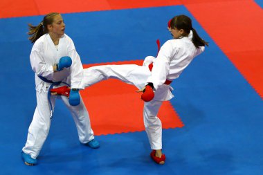 Karate savaşçıları eylem