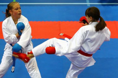 Karate savaşçıları eylem