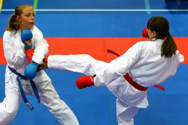 Karate savaşçıları eylem