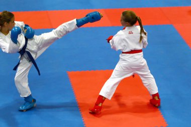 Karate savaşçıları eylem