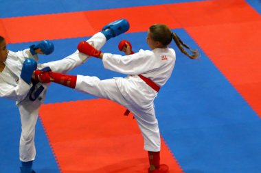 Karate savaşçıları eylem
