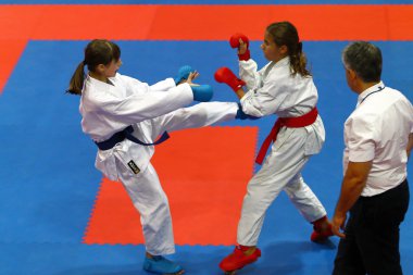 Karate savaşçıları eylem